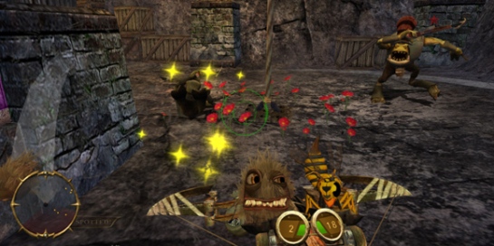 Different ammo has distinctly different uses. Although the critters turn out to be little more than a gimmick, the tactical side works out very well. Screenshot credit: http://www.oddworld.com/